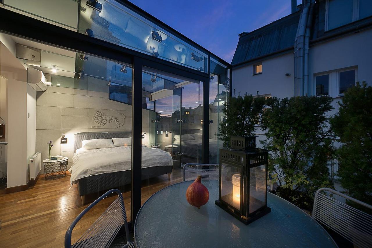 Main Square Studio With Terrace & Air Condition Cracovia Esterno foto